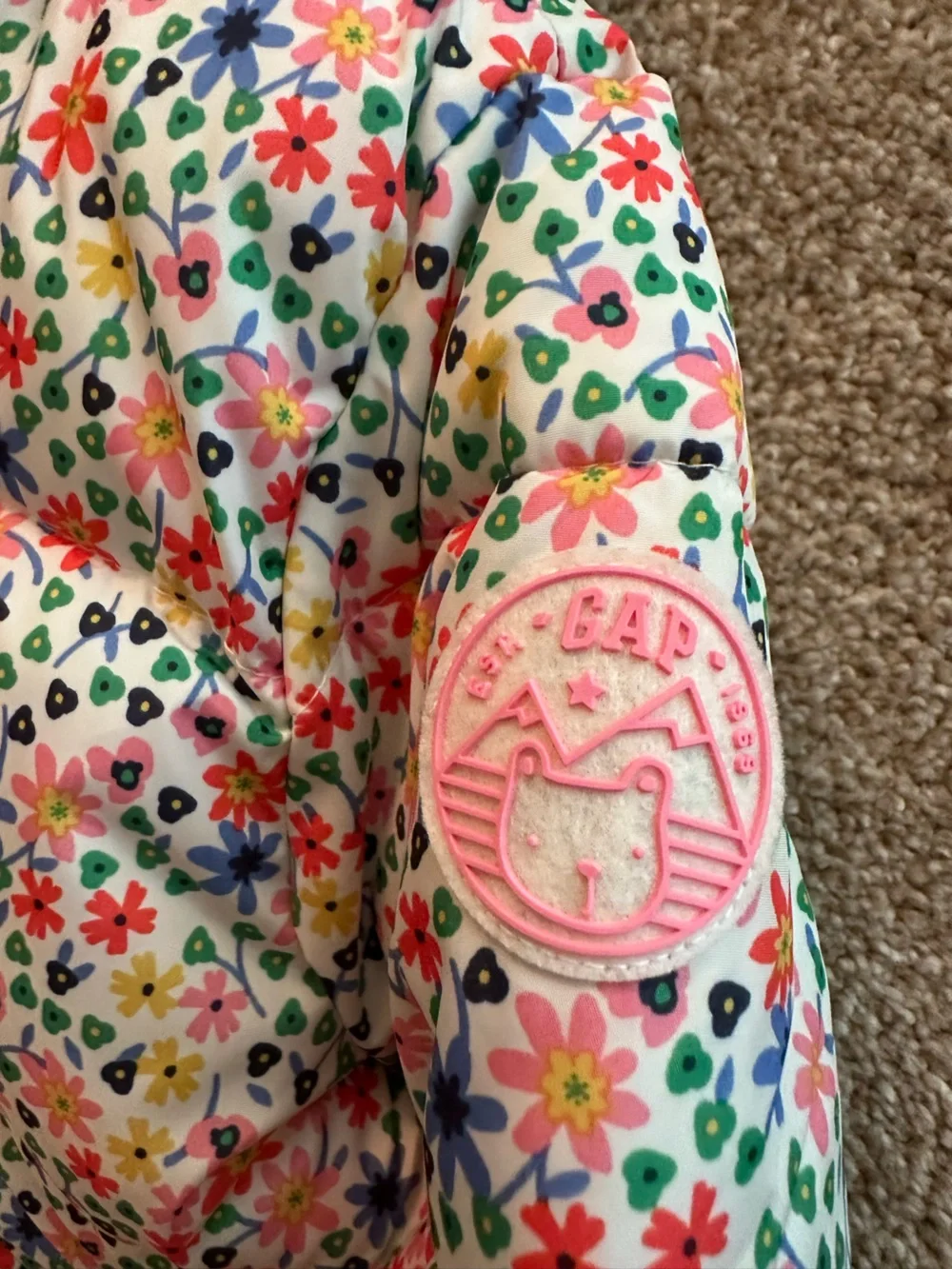 Baby Gap Girl Snowsuit Floral Print 6-12 months 🌼🌸
